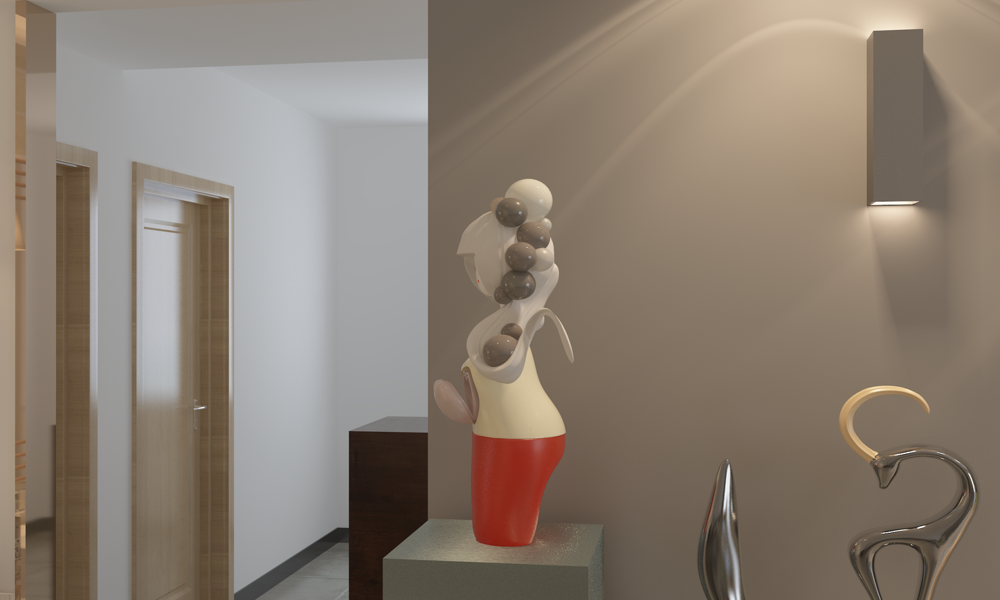 Kokonette Rebecca profil - Art toy collection française objet décoratif symbolique cadeau unique