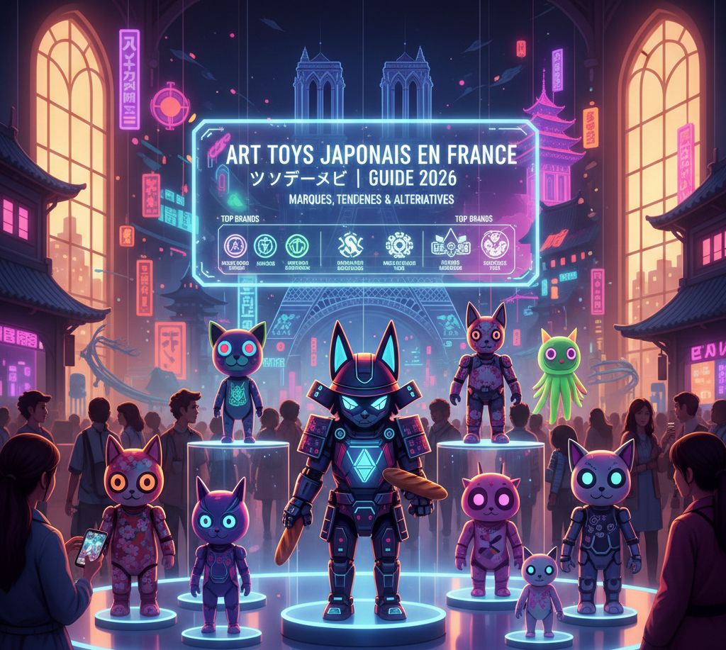 Art toys et designer toys japonais disponibles en France avec alternatives Kokonettes