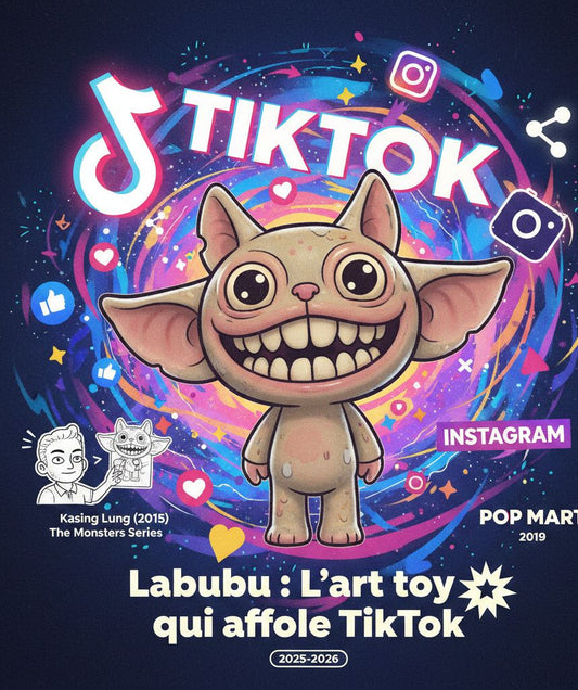 Labubu Pop Mart monstre viral TikTok comparé aux art dolls contemplatives Kokonettes