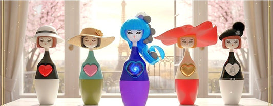 Kokonettes art dolls - Poupées artisanales françaises inspirées des Kokeshi japonaises